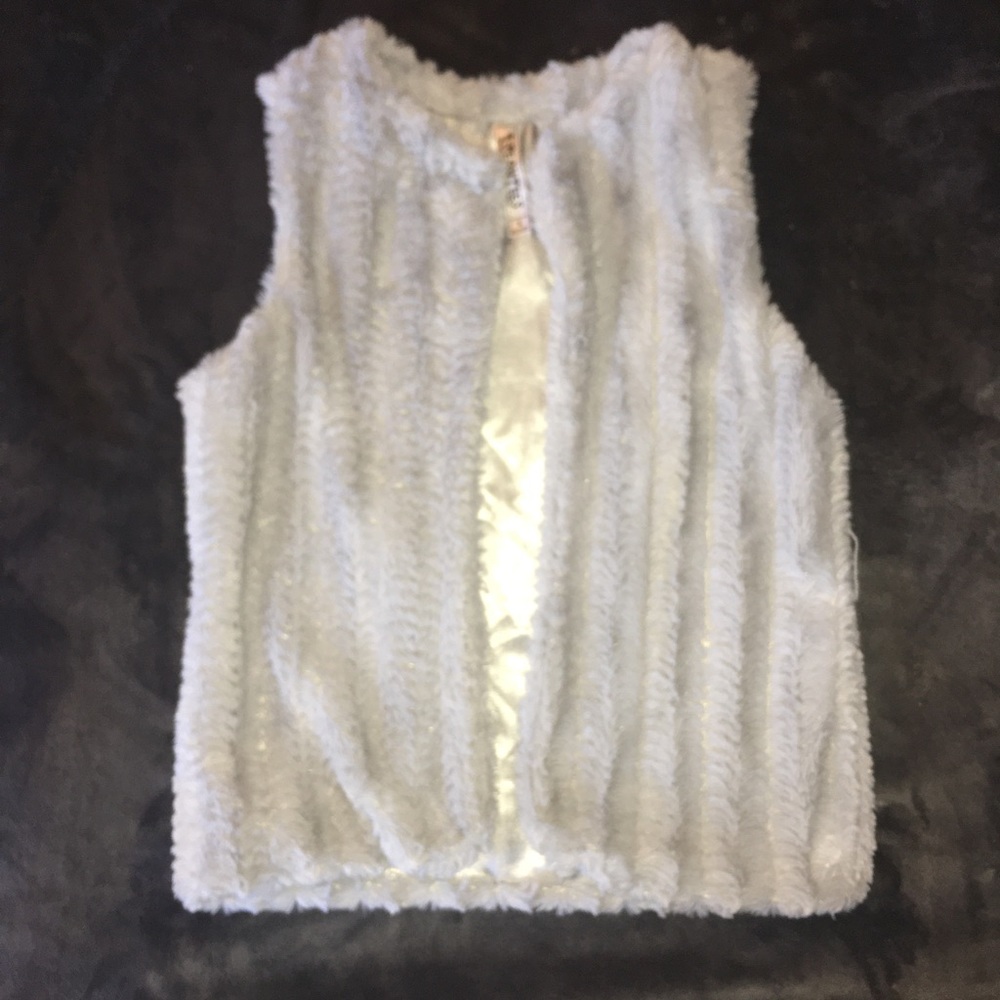 GIRLS FAUX FUR VEST